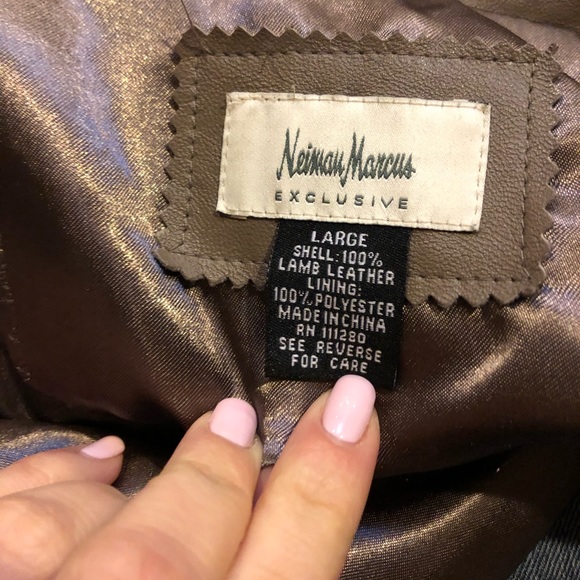Neiman Marcus real leather jacket - Picture 5 of 5